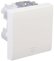 Переключатель модульный DKC Avanti 1-кл. 2 мод. проходной белое облако картинка